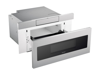 SHARP SMD3070ASY 30 In. 1.2 Cu. Ft. 950w Sharp Stainless Steel Microwave Drawer