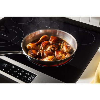 WHIRLPOOL WSES7530RV 30-inch Smart Slide In Electric Range With Air Cooking Technology, ...