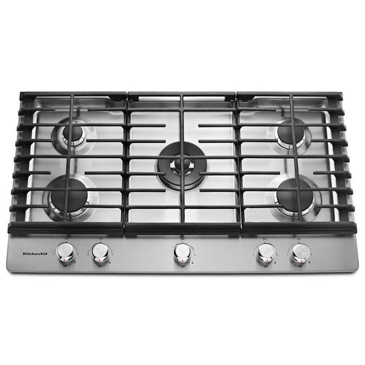 KITCHENAID KCGS556ESS Stainless Steel Kitchenaid 36'' 5-burner Gas Cooktop