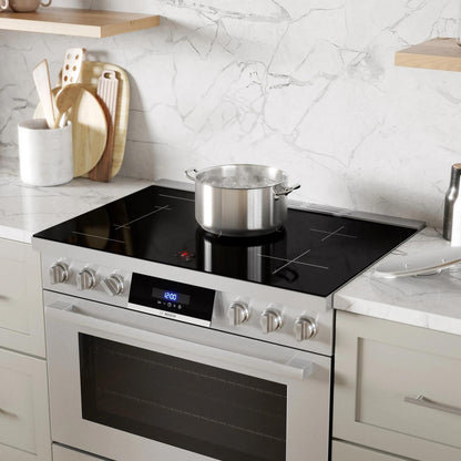 BOSCH HIS8655U 800 Series Induction Freestanding Range 36'' Stainless Steel His8655u