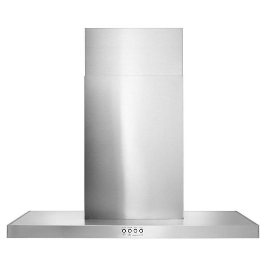 WHIRLPOOL WVW57UC0FS Whirlpool 30"" Stainless Steel Wall Mount Flat Range Hood