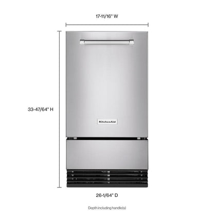 KITCHENAID KUID308HPS Kitchenaid 18'' Automatic Ice Maker With Printshield Finish - PR...