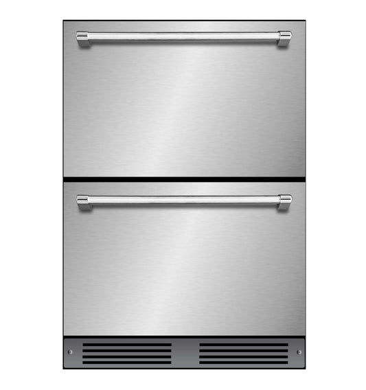 XO APPLIANCE XOU24RDS XO Appliance Refrigerated Drawers 24"" Solid Ss Drawer Front