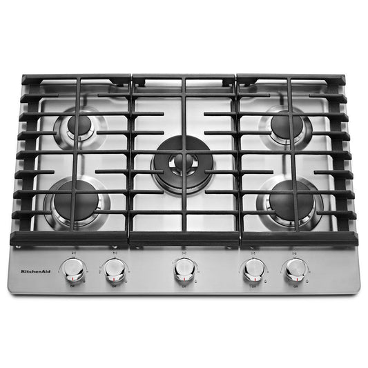 KITCHENAID KCGS550ESS Stainless Steel Kitchenaid 30'' 5-burner Gas Cooktop