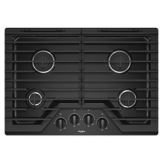 WHIRLPOOL WCG55US0HB Whirlpool 30-inch Gas Cooktop With Ez-2-lift Hinged CAST-IRO...