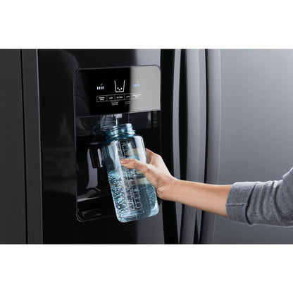 WHIRLPOOL WRS555SIHB Whirlpool 36-inch Wide Side-by-side Refrigerator - 25 Cu. Ft. - ...