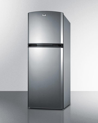 SUMMIT FF1427SSIM Counter Depth Frost-free Refrigerator-freezer With A 26"" Footprint, ...