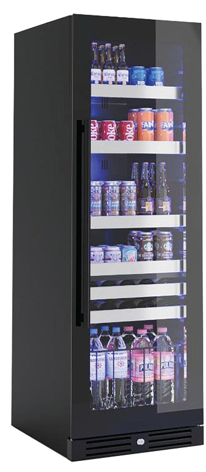 XO APPLIANCE XOU2470BCGB XO Appliance Tall Beverage Center Black Glass
