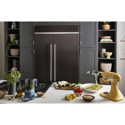 KITCHENAID KUWL314KBS 24"" Undercounter Wine Cellar With Glass Door and Metal-front Racks ...