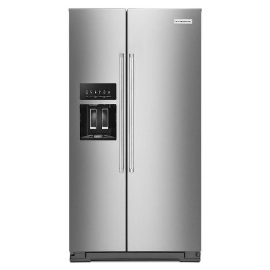 KITCHENAID KRSC700HPS 19.9 Cu Ft. Counter-depth Side-by-side Refrigerator With Exterior I...