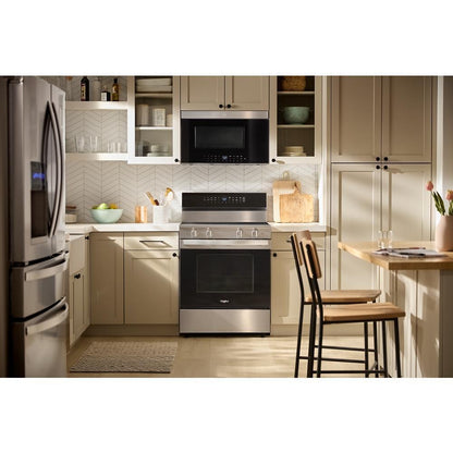 WHIRLPOOL WFES7530RZ 30-inch Smart Electric Range With Air Cooking Technology, WIPECLEAN...