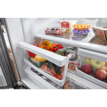 MAYTAG MRFF4136RZ Maytag 36 Inch Wide French Door Bottom Mount Refrigerator With M...