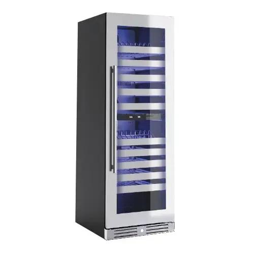 XO APPLIANCE XOU2470WDZGS XO Appliance Tall Dual Zone Wine Ss Glass