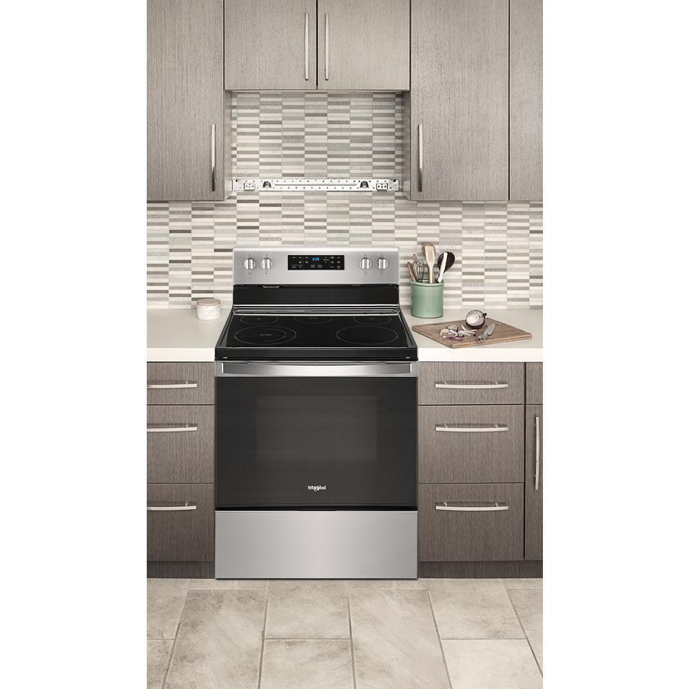 WHIRLPOOL WFE525S0JS 5.3 Cu. Ft. Whirlpool Electric Range With Frozen Bake Technology