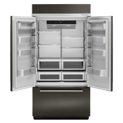 KITCHENAID KBFN502EBS Black-on-stainless Kitchenaid 24.2 Cu. Ft. 42"" Width Built-in ST...
