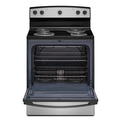 AMANA ACR4203MNS Amana 30-inch Electric Range With Easy-clean Glass Door