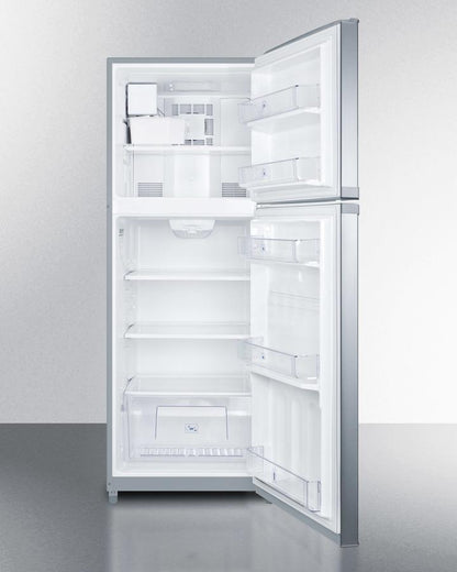 SUMMIT FF1427SSIM Counter Depth Frost-free Refrigerator-freezer With A 26"" Footprint, ...