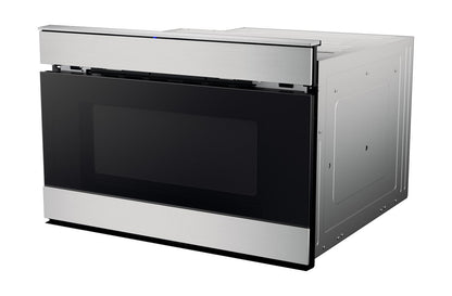 SHARP SMD2489ES 24 In. 1.2 Cu. Ft. 950w Sharp Stainless Steel Iot Easy Wave Open MI...