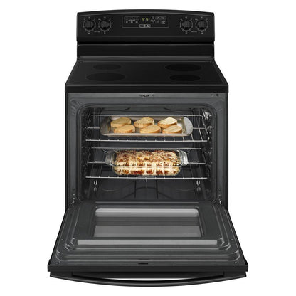 AMANA AER6303MFB 30-inch Amana Electric Range With Extra-large Oven Window - Black