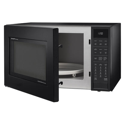 SHARP SMC1585BB Sharp Carousel Countertop Convection + Microwave Oven 1.5 Cu. Ft. 9...