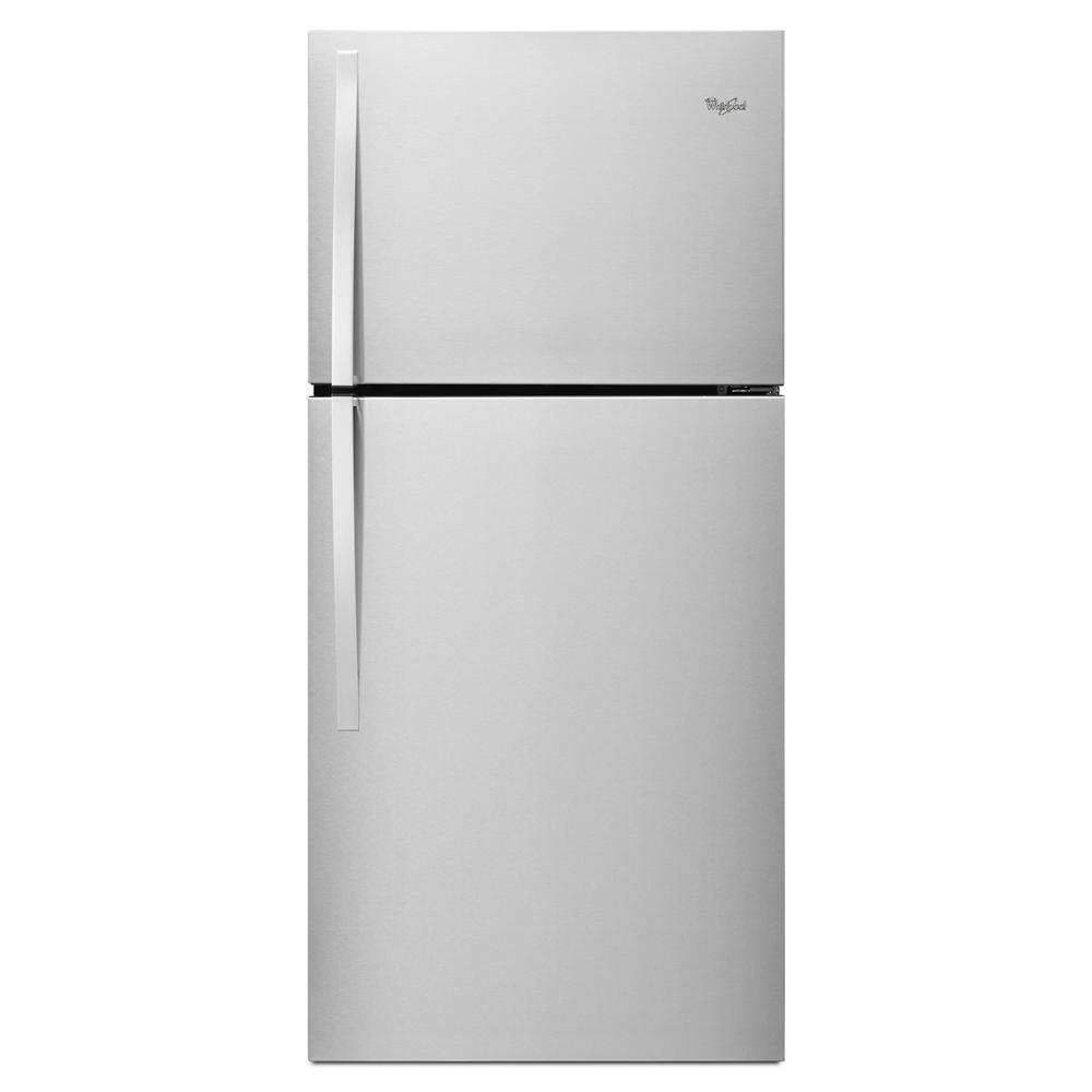 WHIRLPOOL WRT549SZDM Monochromatic Stainless Steel Whirlpool 30"" Wide Top-freezer REF...