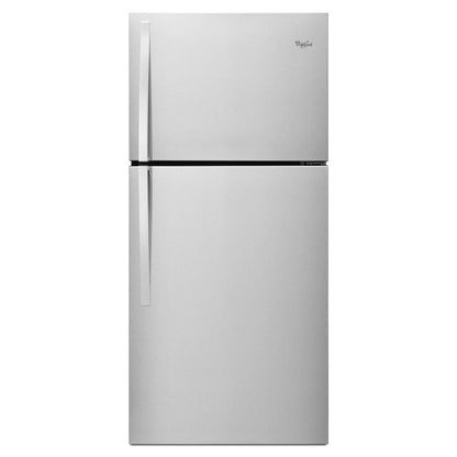 WHIRLPOOL WRT549SZDM Monochromatic Stainless Steel Whirlpool 30"" Wide Top-freezer REF...