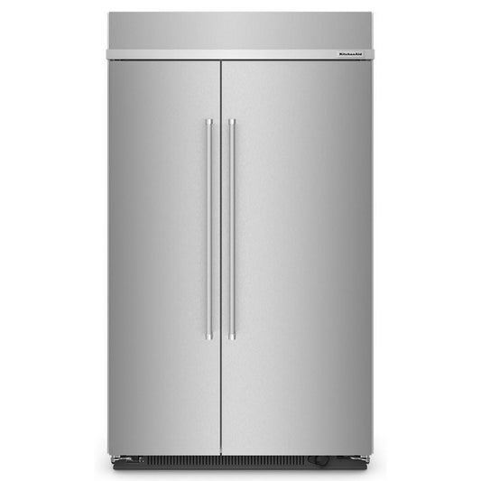 KITCHENAID KBSN708MPS 30 Cu. Ft. 48"" Built-in Side-by-side Refrigerator With PRINTSHIELD(...