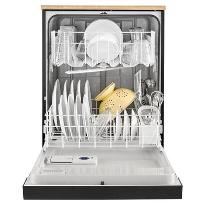 WHIRLPOOL WDP370PAHB Whirlpool, 3 Cycles, 4 Options, 55 Dba, Plastic Tub Portable DISHWAS...