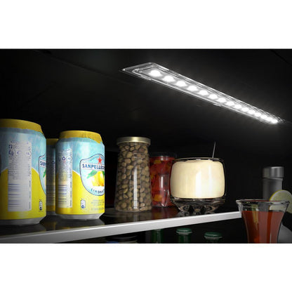 KITCHENAID KUBR314KSS 24"" Beverage Center With Glass Door and Metal-front Racks - STAINLE...