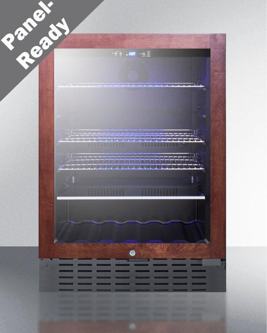 SUMMIT SCR2466BPNR Commercially Approved 24"" Wide Built-in Beverage Refrigerator DESIG...