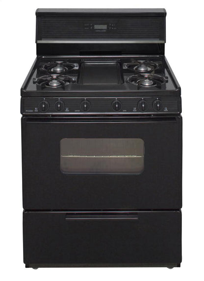 PREMIER SFK249BP 30 In. Freestanding Gas Range With 5th Burner and Griddle Package I...