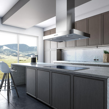 XO APPLIANCE XORI42SC XO Appliance 42"" 600/395 Cfm Italian Made Island Range Hood Stainless