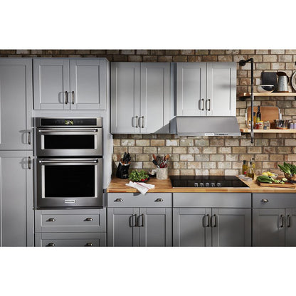 KITCHENAID KCES556HSS 36"" Electric Cooktop With 5 Elements and Knob Controls - Stainless ...