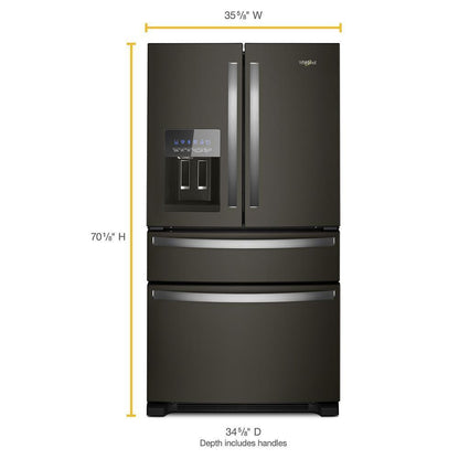 WHIRLPOOL WRX735SDHV Whirlpool 36-inch Wide French Door Refrigerator - 25 Cu. Ft. - P...