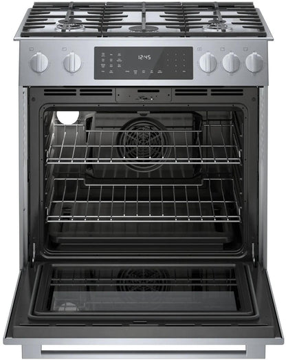 BOSCH HDI8056U Bosch Dual Fuel Slide-in Range 30'' Stainless Steel