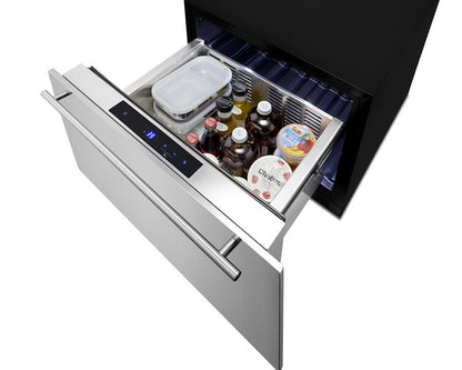 SUMMIT FF1DSS24 Summit 24"" Wide Built-in Drawer Refrigerator