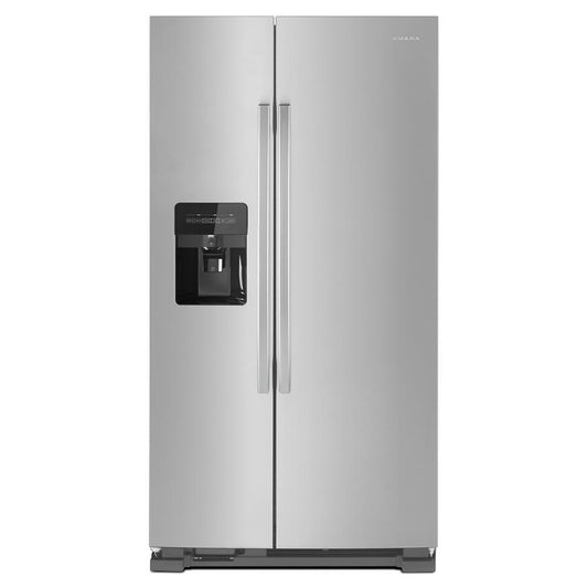 AMANA ASI2175GRS Amana 33-inch Side-by-side Refrigerator With Dual Pad External I...