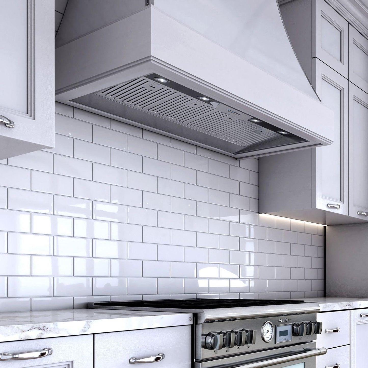 XO APPLIANCE XOIL4819KSE XO Appliance 48"" 1000 Cfm Insert Hood Liner Stainless