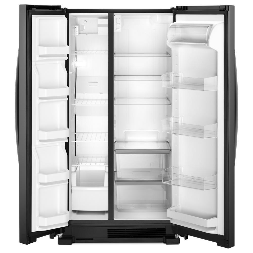 WHIRLPOOL WRS312SNHB Whirlpool 33-inch Wide Side-by-side Refrigerator - 22 Cu. Ft. - ...