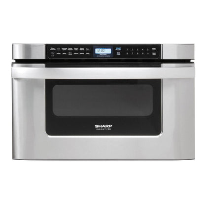 SHARP KB6524PSY 24 In. 1.2 Cu. Ft. 950w Sharp Easy Open Stainless Steel Microwave D...