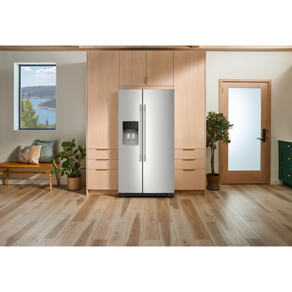 KITCHENAID KRSC536RPS 20.8 Cu. Ft. Counter-depth Side-by-side Refrigerator With Exterior ...
