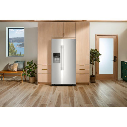 KITCHENAID KRSC536RPS 20.8 Cu. Ft. Counter-depth Side-by-side Refrigerator With Exterior ...