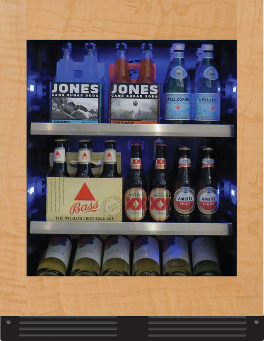 XO APPLIANCE XOU24BCGOA XO Appliance 24in Beverage Center Overlay Glass Ada Height