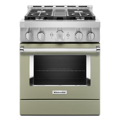 KITCHENAID KFGC500JAV Kitchenaid 30'' Smart Commercial-style Gas Range With 4 Burners ...