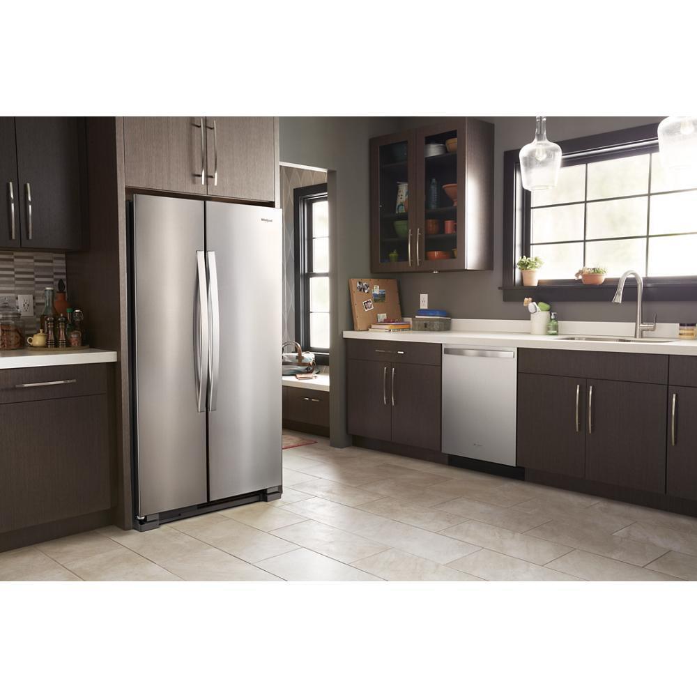 WHIRLPOOL WRS315SNHM Whirlpool 36-inch Wide Side-by-side Refrigerator - 25 Cu. Ft. - ...