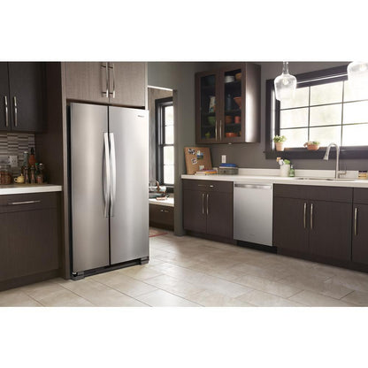 WHIRLPOOL WRS315SNHM Whirlpool 36-inch Wide Side-by-side Refrigerator - 25 Cu. Ft. - ...
