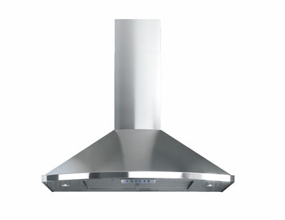 XO APPLIANCE XOS30SC 30"" 600/395 Cfm Italian Made Wall Mount Chimney Range Hood Stainless