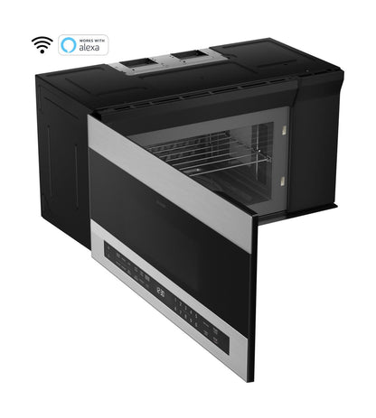 SHARP SMO1969JS Sharp 1.9 Cu. Ft. Smart Over-the-range-microwave Oven
