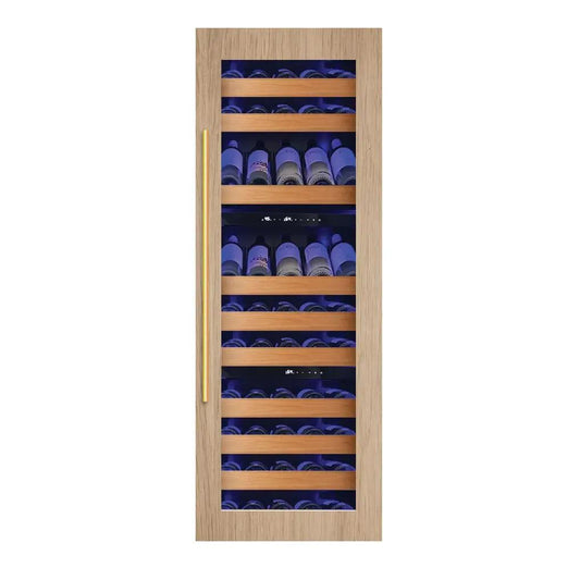 XO APPLIANCE XOU2470WTZGO Tall Built-in 3 Zone Wine Overlay Glass (fits 24in X 70in - 84in OP...