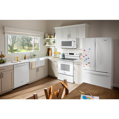 WHIRLPOOL WMMS3130RW 30 W 1.7 Cu. Ft Over the Range Microwave With 1000-watts Cooking Power